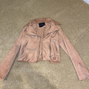 Olivaceous Tan Suede Jacket
